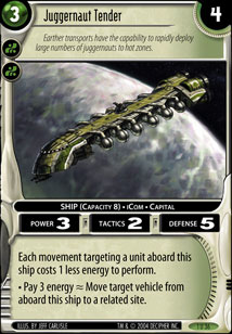 Juggernaut Tender
